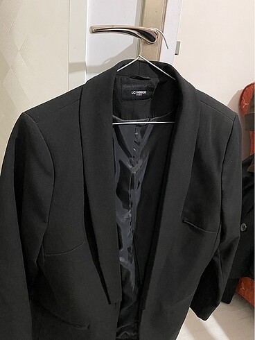 Siyah blazer Ceket vatkalı