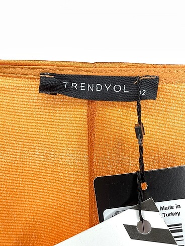 42 Beden turuncu Renk Trendyol & Milla Uzun Elbise %70 İndirimli.