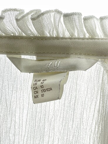 40 Beden beyaz Renk H&M Bluz p İndirimli.