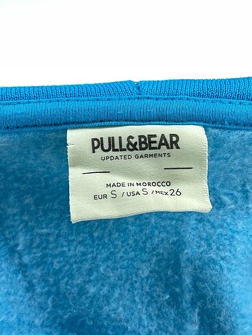 s Beden mavi Renk Pull and Bear Sweatshirt %70 İndirimli.