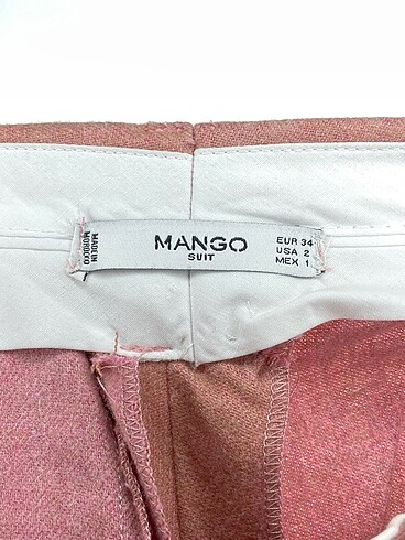 34 Beden çeşitli Renk Mango Kumaş Pantolon %70 İndirimli.