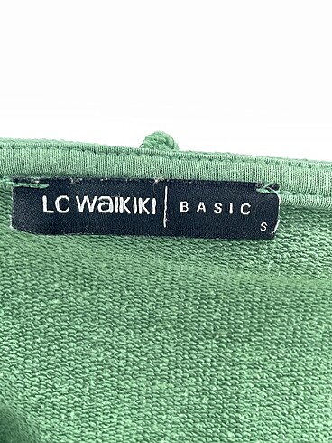 s Beden yeşil Renk LC Waikiki Sweatshirt %70 İndirimli.
