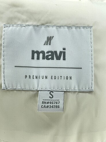 s Beden beyaz Renk Mavi Jeans Mont %70 İndirimli.