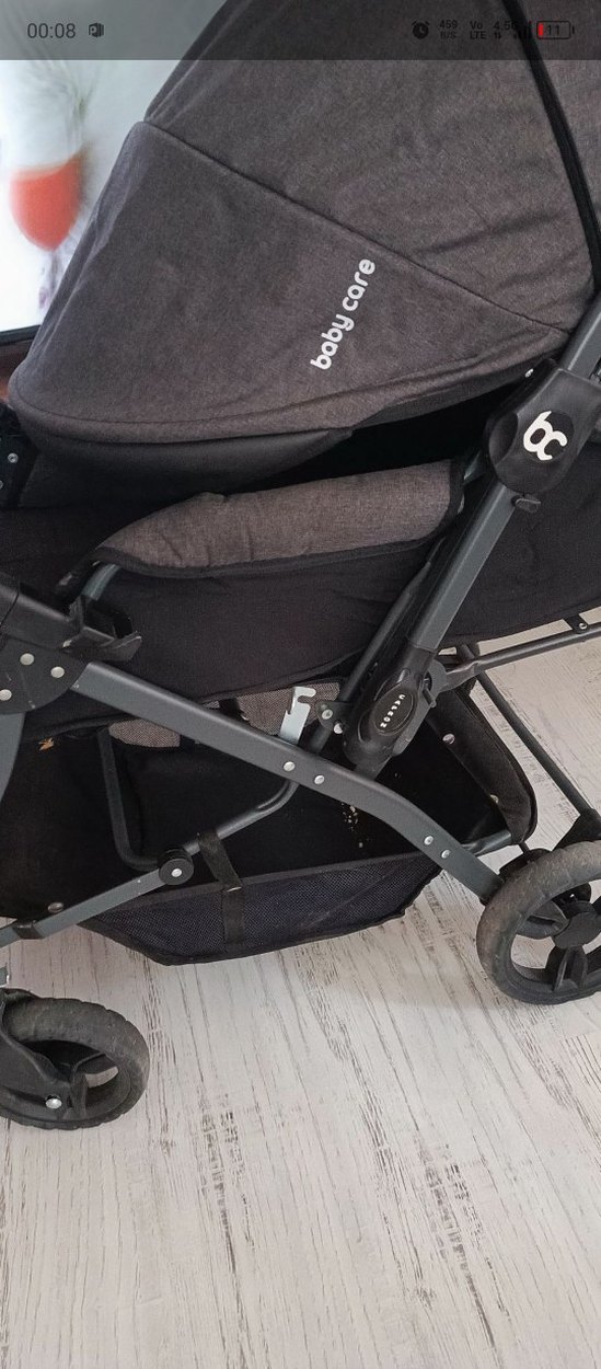 Siyah Bebek Arabası Katlanabilir Model - Görsel 5