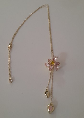 Renkli Çiçek Detaylı Midi Kadın Kolye - Görsel 11