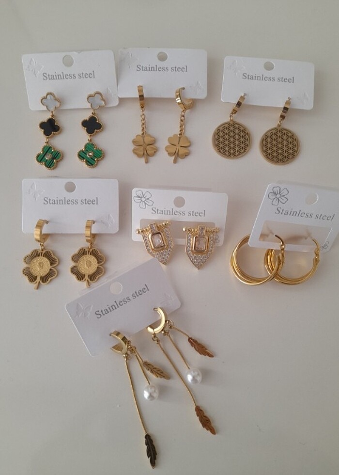 Çelik küpe  - Görsel 2