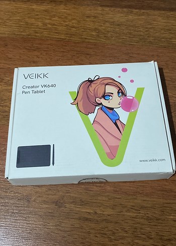 Siyah Grafik ve çizim Tableti(neredeyse hiç kullanılmadı) - Görsel 2