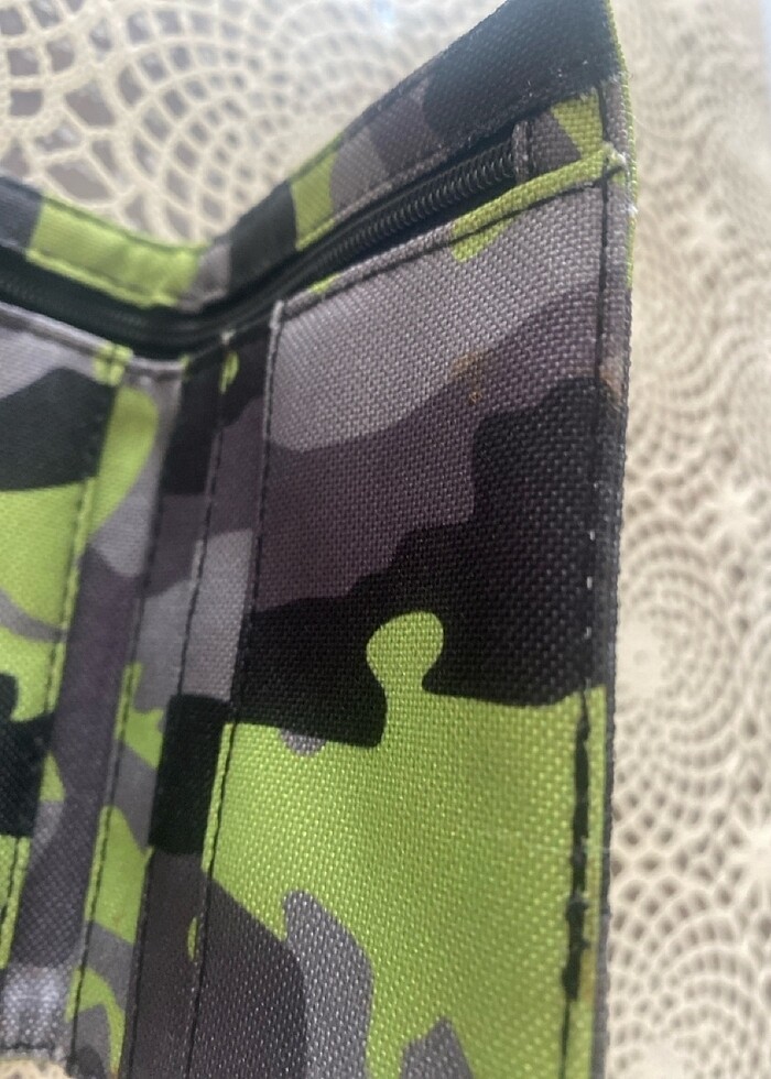 Askeri desen yeşil cüzdan - Görsel 3