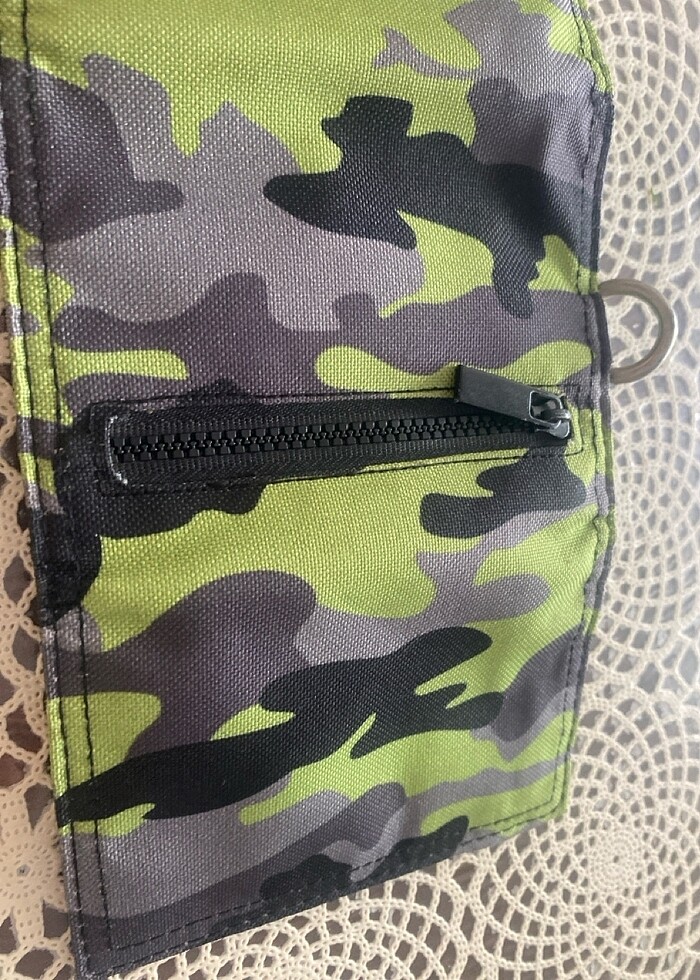 Askeri desen yeşil cüzdan - Görsel 5