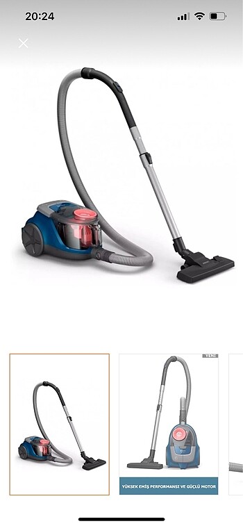 Philips toz torbasız süpürge