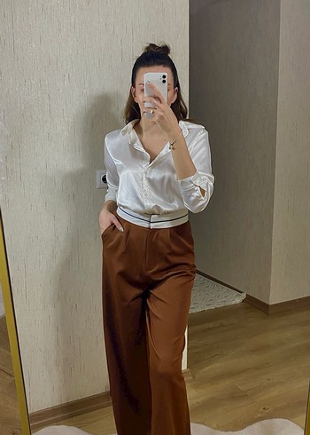 Palazzo Bel detaylı Pantolon - Görsel 2