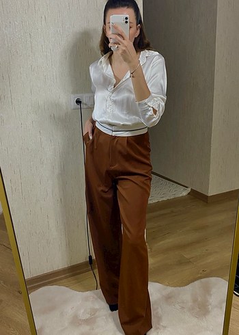 Palazzo Bel detaylı Pantolon - Görsel 3