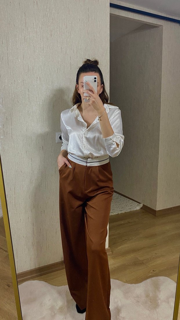 Palazzo Bel detaylı Pantolon - Görsel 2