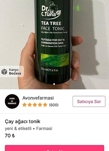 Çay ağacı tonik ve jel