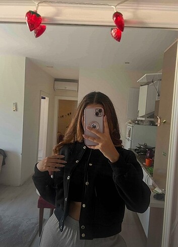 Diğer Kolej crop ceket