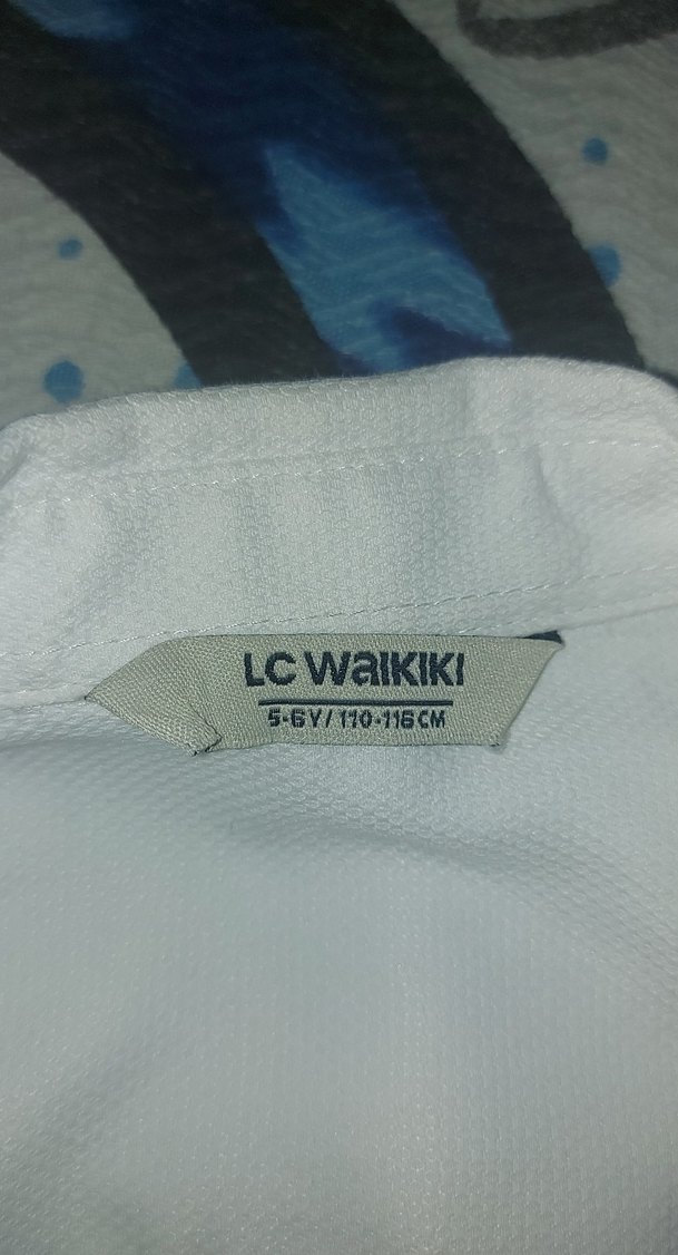 Erkek Çocuk Beyaz Kısa Kollu Gömlek - Görsel 2