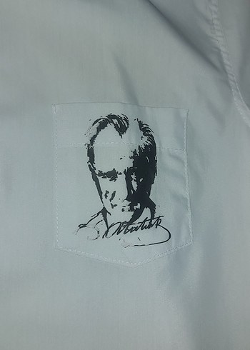Kısa Kollu Atatürk Baskılı Gömlek 29 Ekim-23 Nisan Gösterisi ne - Görsel 3