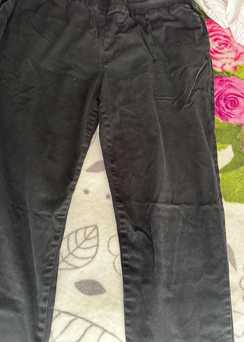 Siyah Rahat Kesim erkek Pantolon - Görsel 3