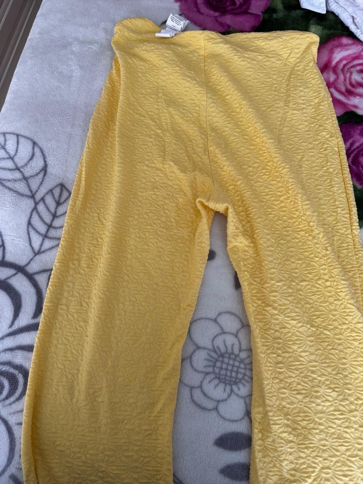 Sarı Kadın   Pantolon - Görsel 3