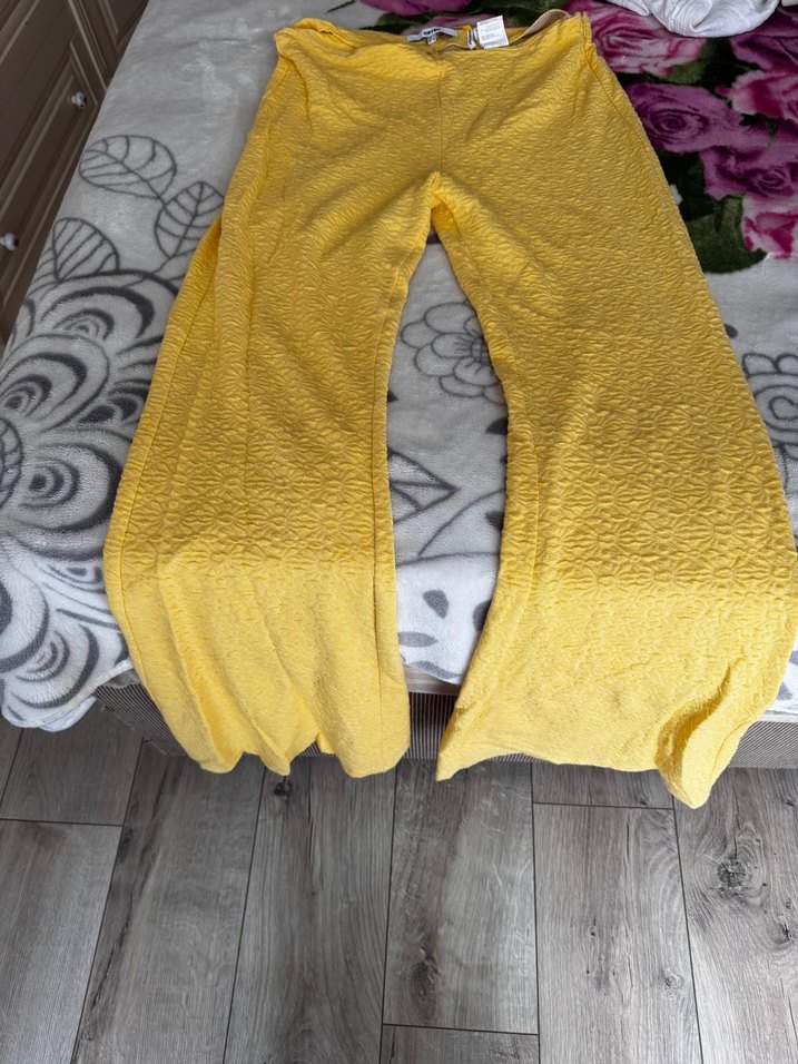 Sarı Kadın   Pantolon - Görsel 4