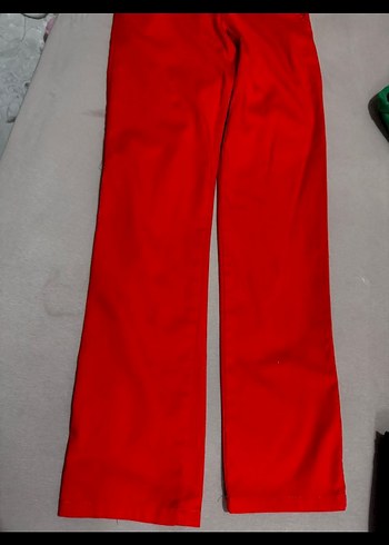 Kırmızı cocuk Kumaş Pantolon - Görsel 3