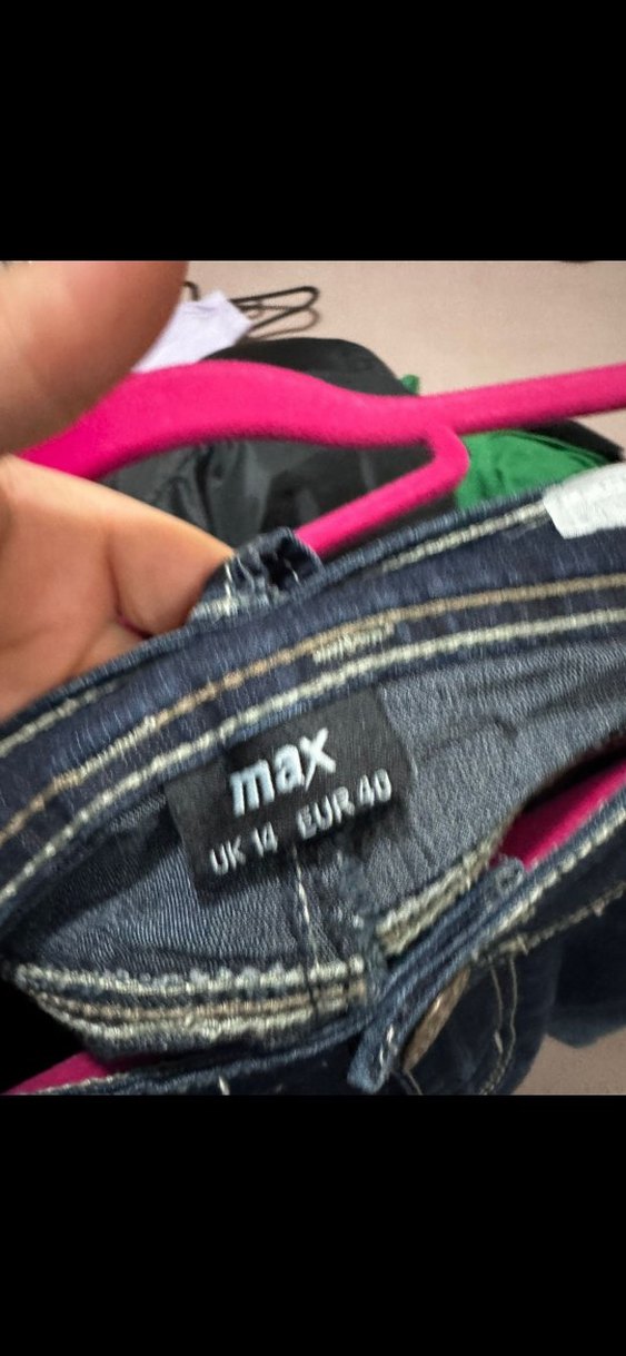 Kadın Koyu Mavi Denim Etek - Görsel 3