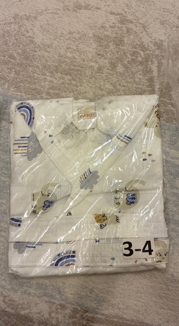 3-4 yaş kız/erkek Çocuk Bornozu - Görsel 2