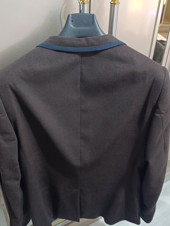 Kahverengi Düğmeli Erkek Ceket - Görsel 4