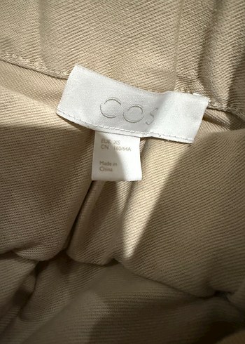Cos Bej Rahat Kesim Midi Kadın Kumaş Pantolon