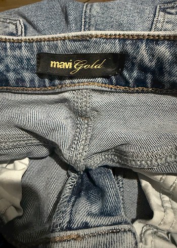 Mavi Kadın Gri Mavi Bol Kesim Midi Denim Pantolon