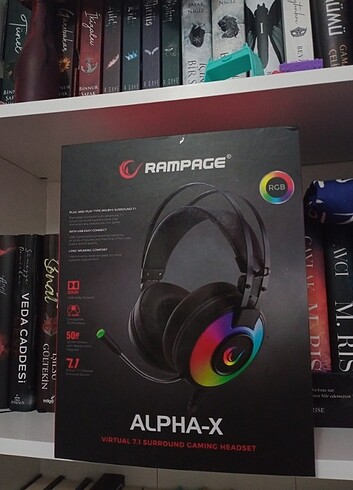 Rampage Alpha-x rgb ışıklı oyuncu kulaklığı
