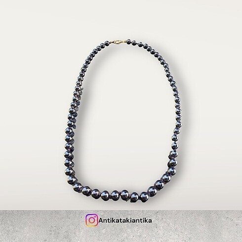 Oniks Vintage kolye