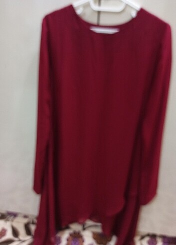 l Beden bordo Renk Tunik 