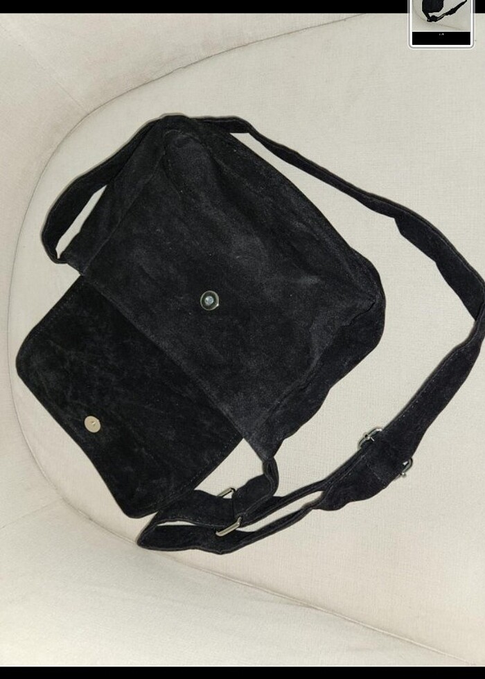 Siyah kol çantasi - Görsel 3