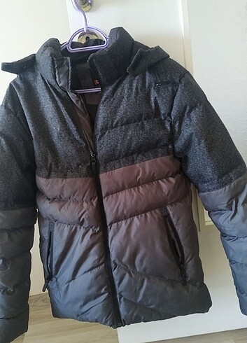 12-13 Yaş Beden Fibre erkek çocuk mont