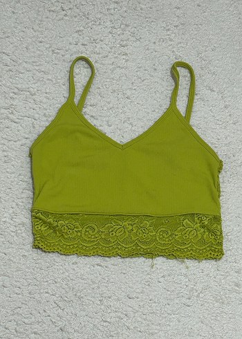 Kadın Mini Kırmızı Streetwear Atlet bluz askılı - Görsel 4