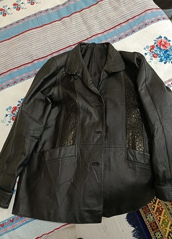 ÇOK ŞIK HAKİKİ DERİ BAYAN KABAN CEKET - Görsel 6