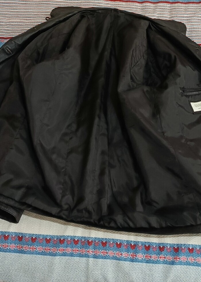 ÇOK ŞIK HAKİKİ DERİ BAYAN KABAN CEKET - Görsel 5