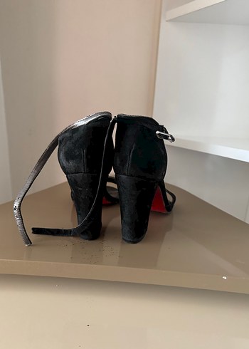 Diğer Kadın Siyah Goth Stiletto Topuklu Ayakkabı