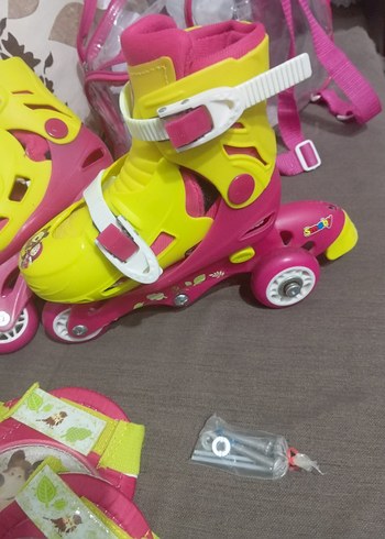Renkli Paten Seti ve Aksesuarları - Görsel 2