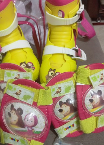 Renkli Paten Seti ve Aksesuarları - Görsel 5