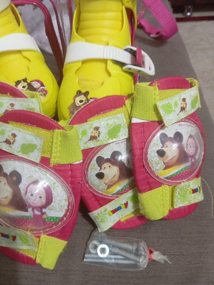 Renkli Paten Seti ve Aksesuarları - Görsel 4