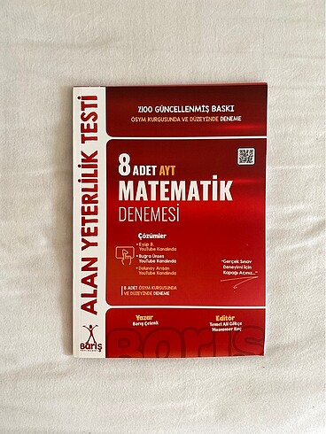barış yayınları ayt matematik denemesi