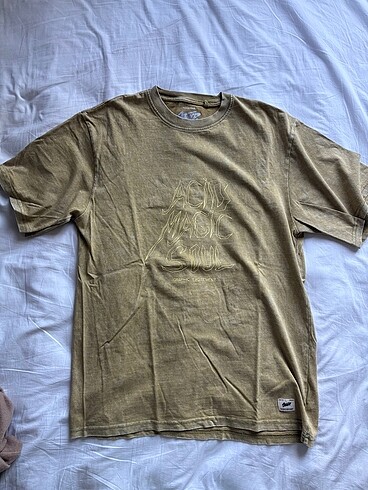 pull bear baskılı oversize tişört