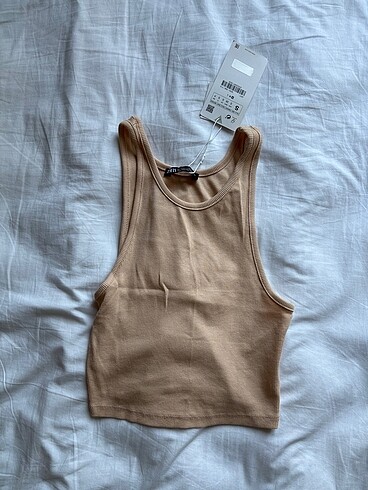 zara halter yaka crop