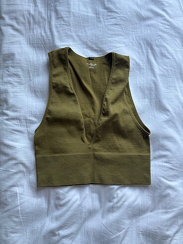 urban outfitters yağ yeşili üst