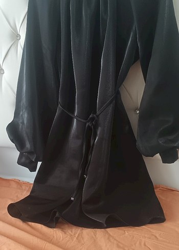 siyah renkte sık parlak kumaş tunuk - Görsel 8