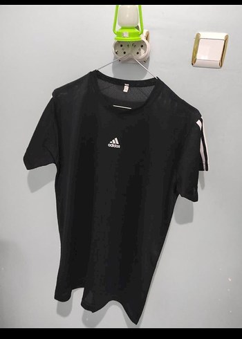 Adidas Siyah Kısa Kollu Spor Tişört