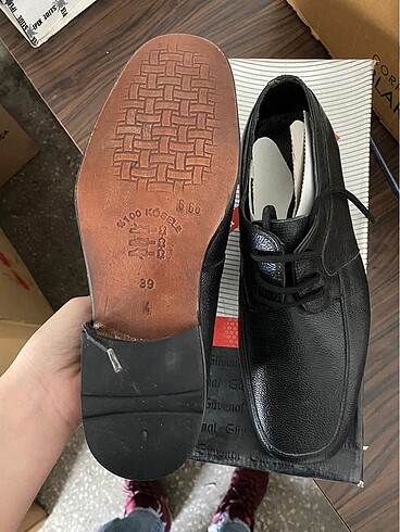 39 Beden siyah Renk Erkek ayakkabı