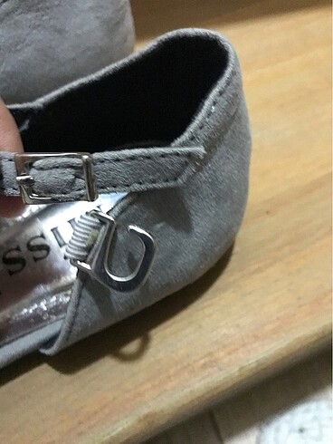 38 Beden gri Renk Gümüş rengi sandalet